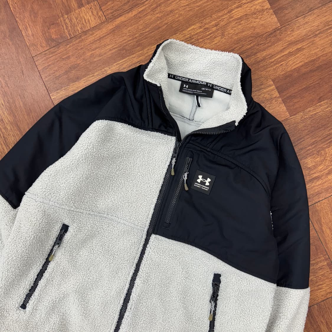 L 언더아머 UA 미션 플리스 집업 자켓  상품이미지4