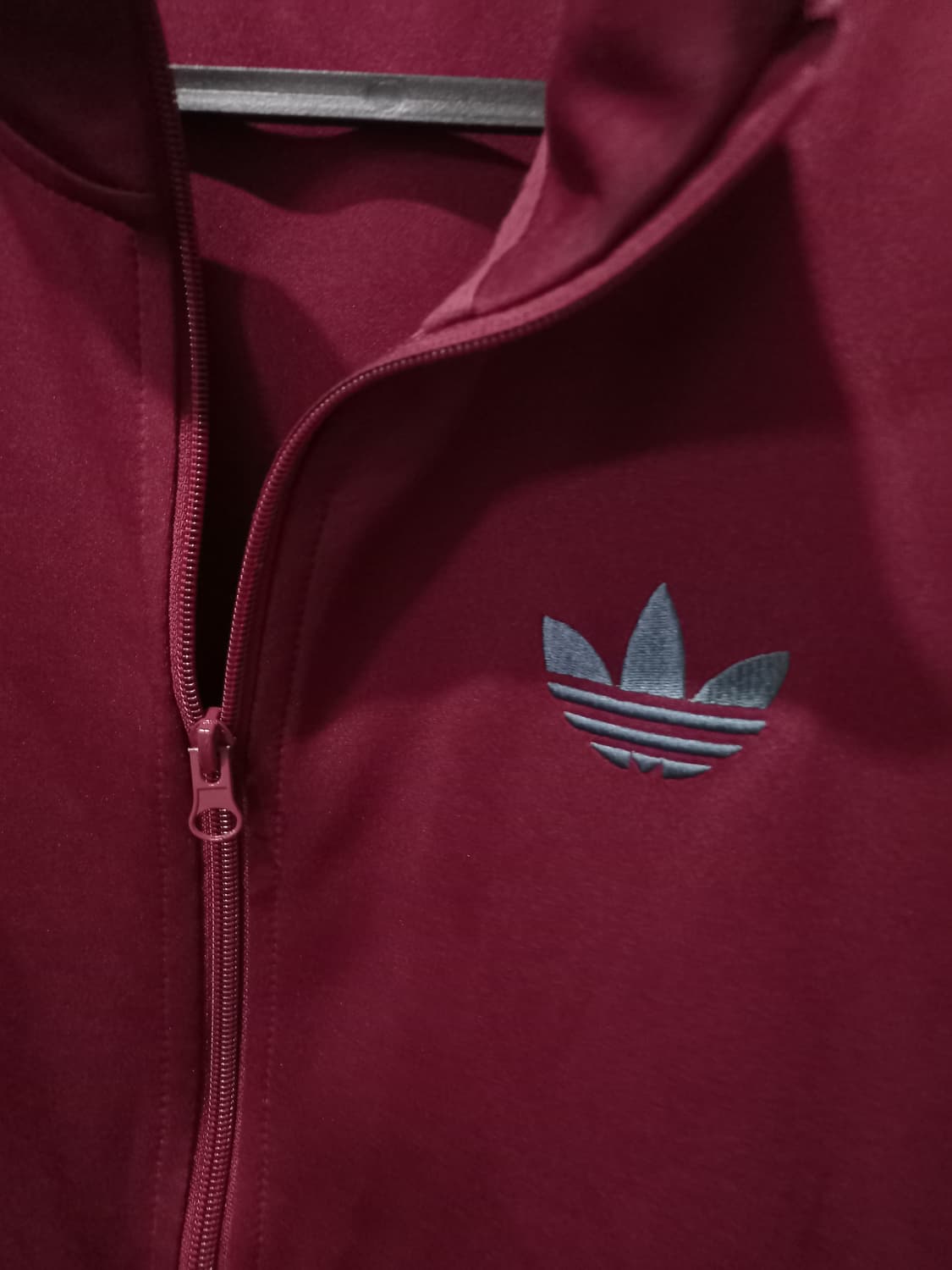 아디다스 희귀 대장급 파이어버드 와인 실버 마룬 버건디 져지집업 100 상품이미지3