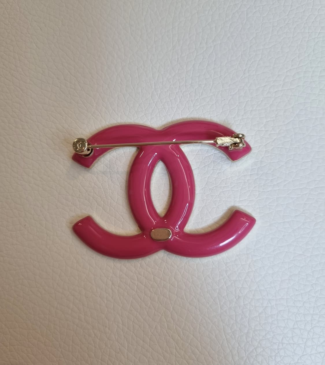 샤넬 핑크그라데이션 CC로고 브로치 업사이클링 상품이미지5