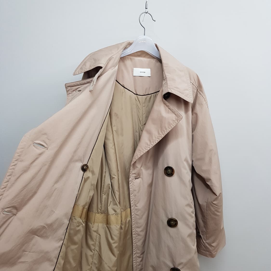 한섬 시스템 트렌치 패딩 88-98-165사이즈 상품이미지7