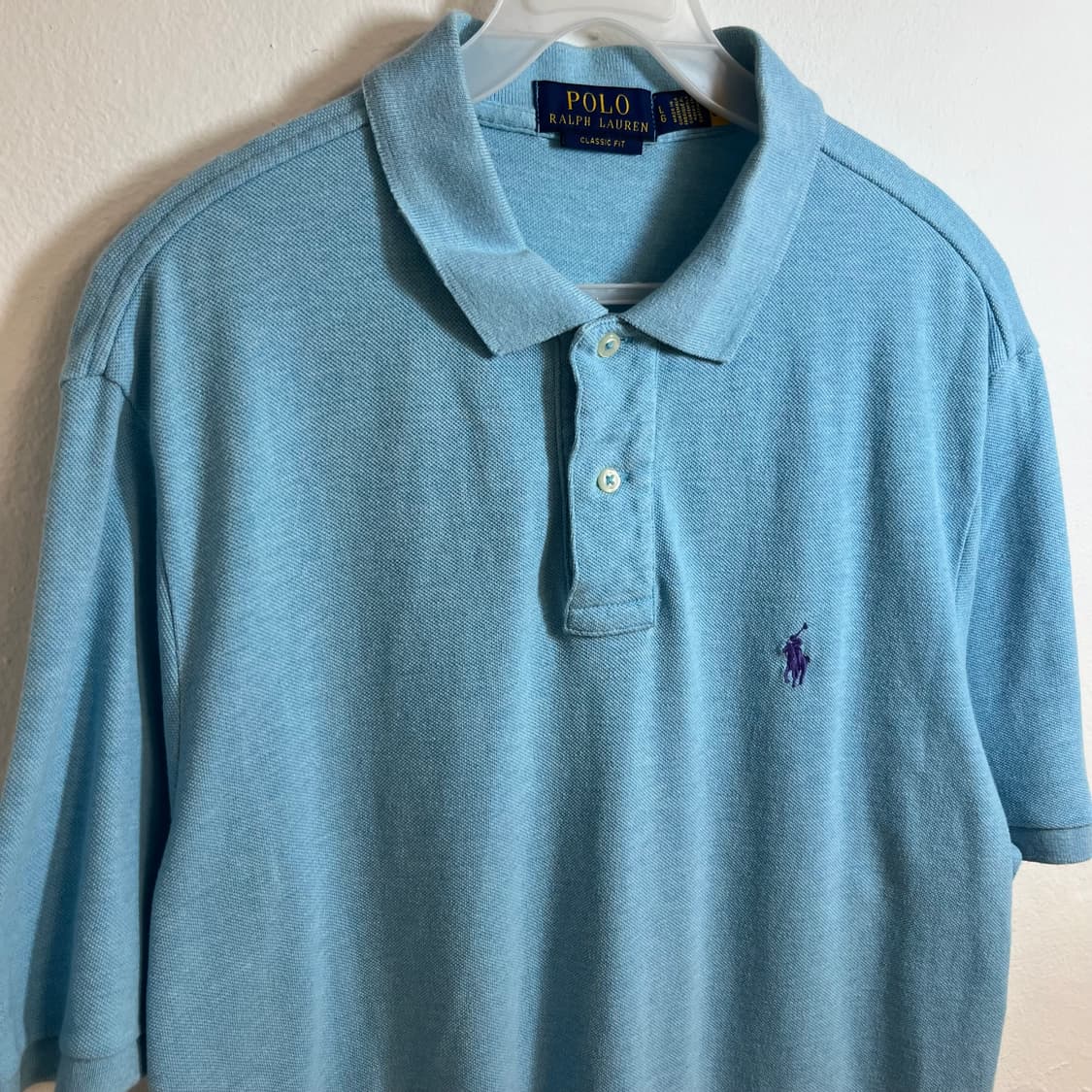 Polo sky blue collar t-shirt 상품이미지5