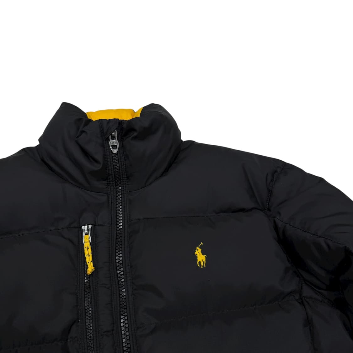 폴로 랄프로렌 포니 덕다운 숏패딩 블랙 L 상품이미지2