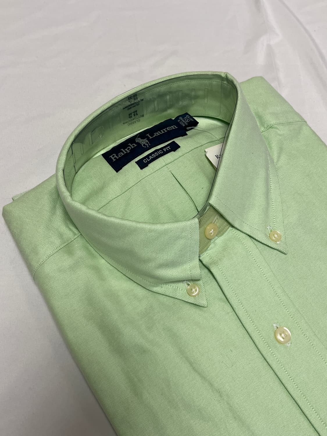 폴로 랄프로렌 클래식 버튼 다운 긴팔 셔츠 15 1/2 32/33 상품이미지2