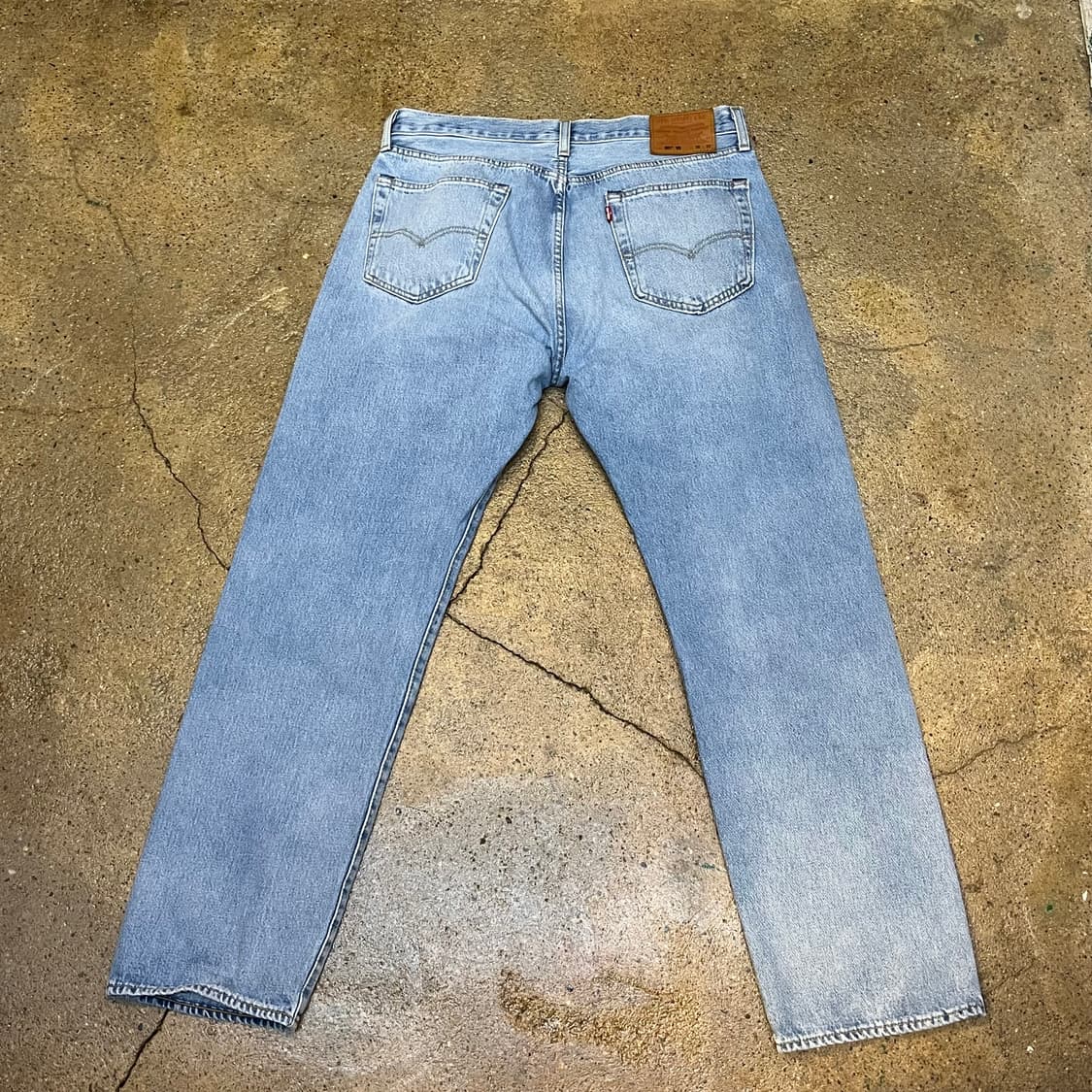 미국 빈티지 리바이스 프리미엄 501 93 연청 데님 팬츠 상품이미지4