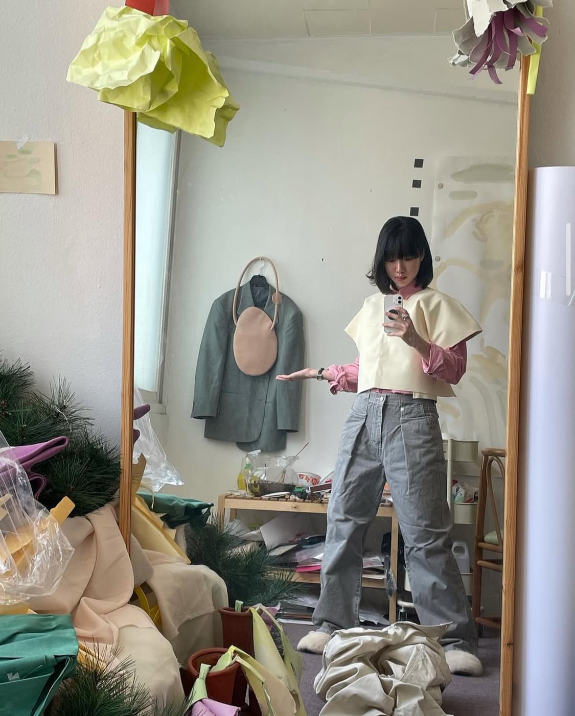 bambole  saturn bag 밤볼레 스웨이드백 상품이미지4