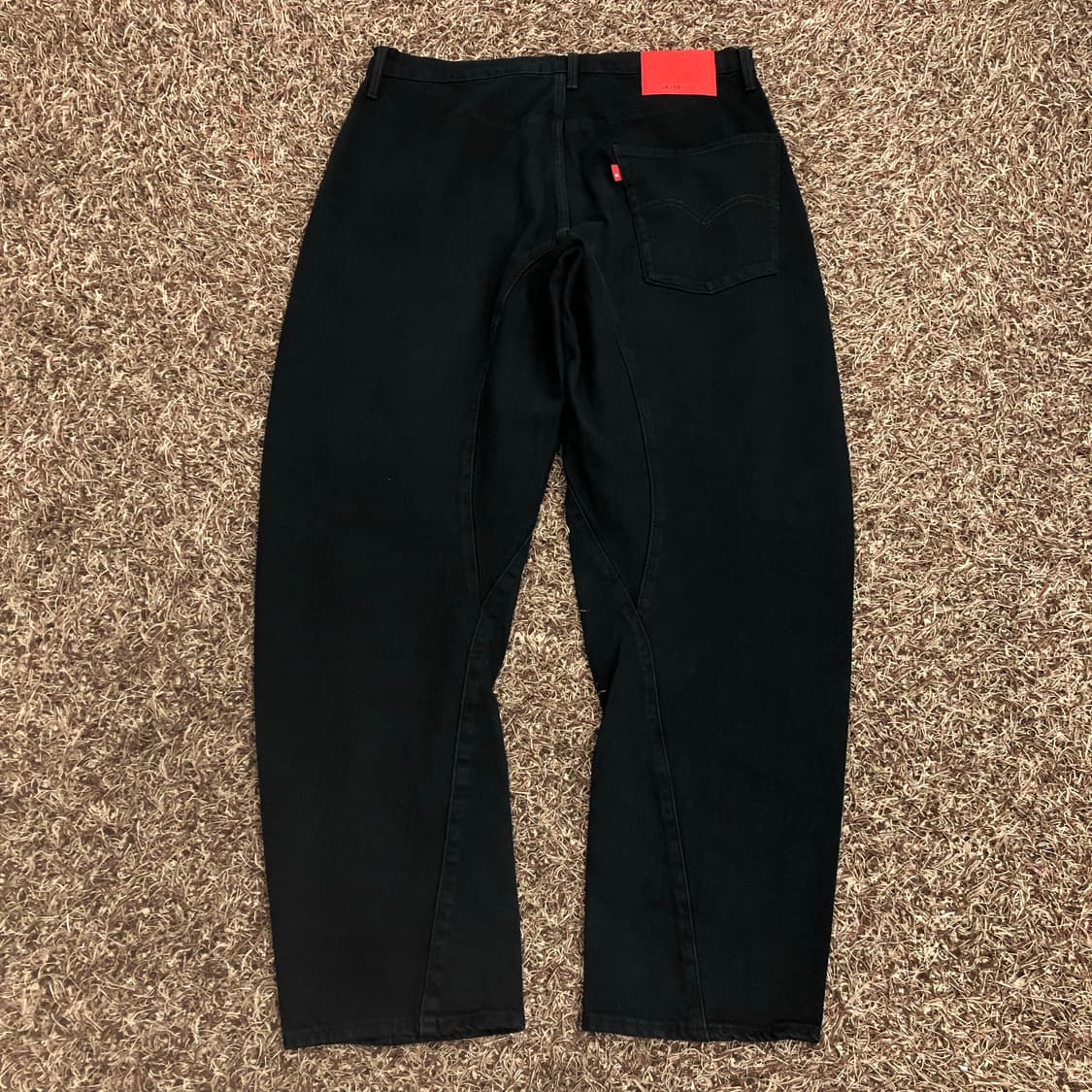 리바이스 엔지니어드진 LEJ 570 블랙 데님 팬츠 상품이미지4