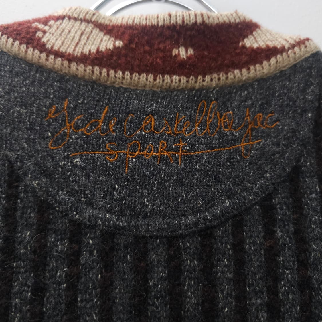 까스텔바작 스포츠 빈티지 울 니트 베스트 상품이미지7