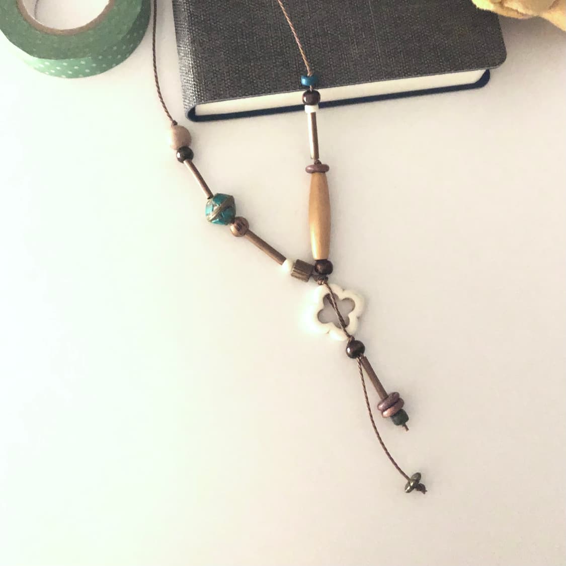 [휘마쿠마] 숲의 기도, 드롭 목걸이 상품이미지1