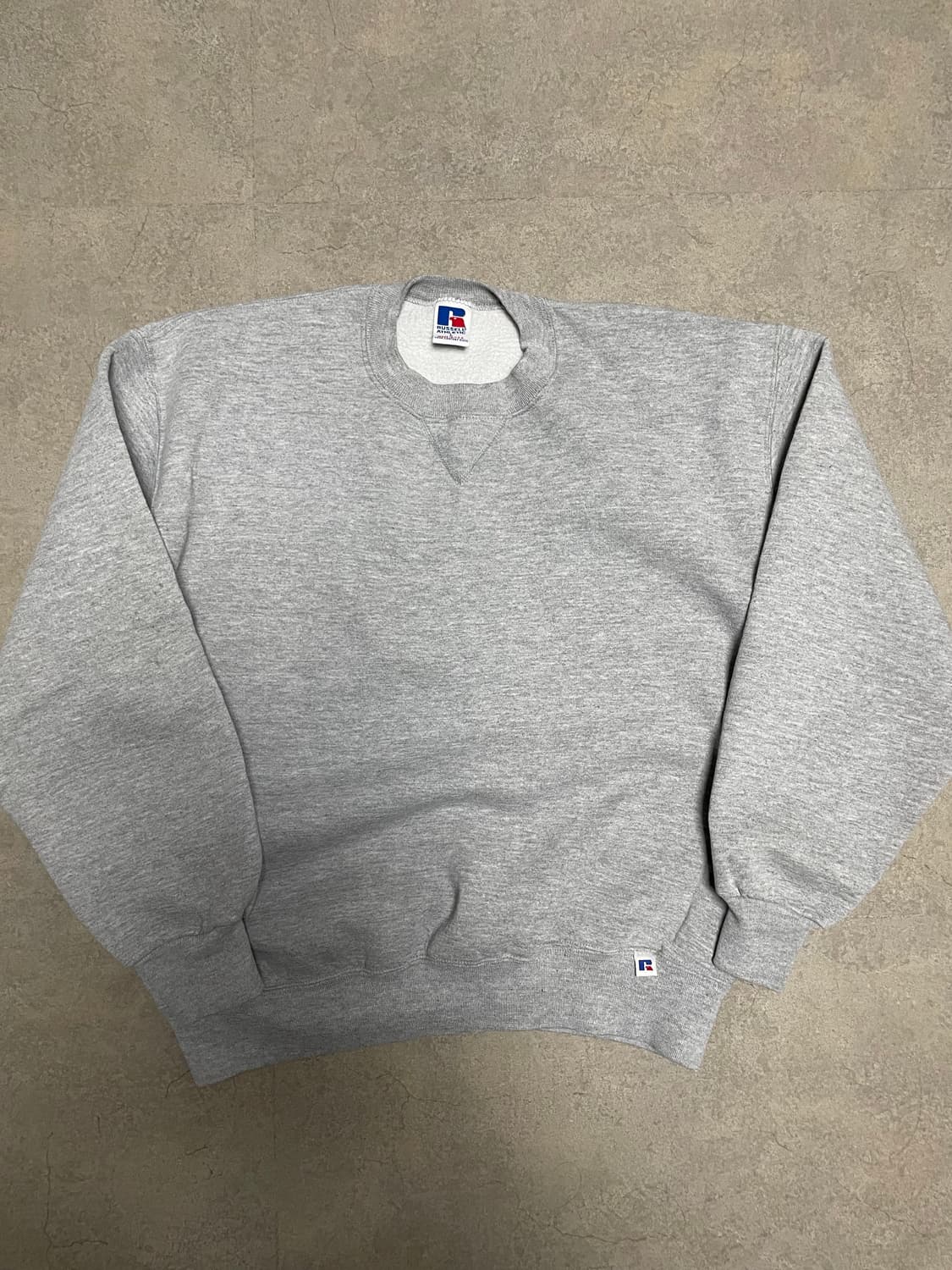 90s USA 러셀 RUSSELL 스웻 셔츠 맨투맨 애쉬 그레이 상품이미지1