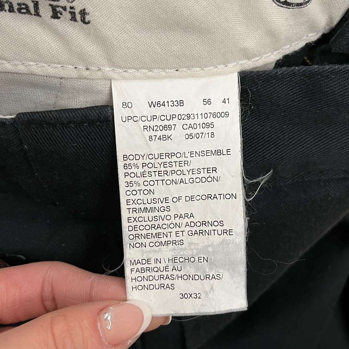 [정품] 디키즈 검정색 면바지 b15 상품이미지6