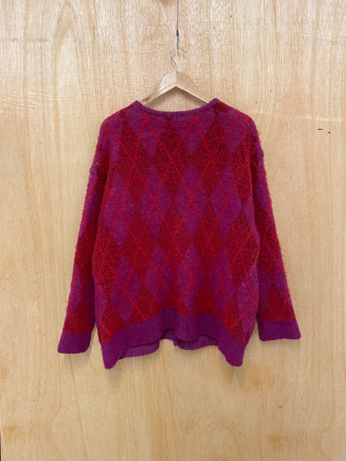FREAK'S STORE argyle cardigan 헤어리 가디건 상품이미지5