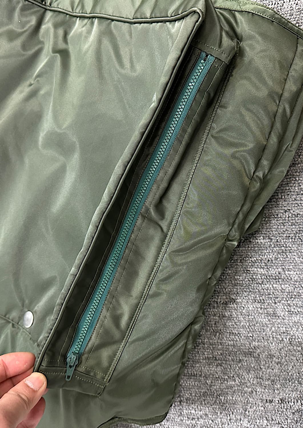 빈티지 패딩 조끼 100 상품이미지4