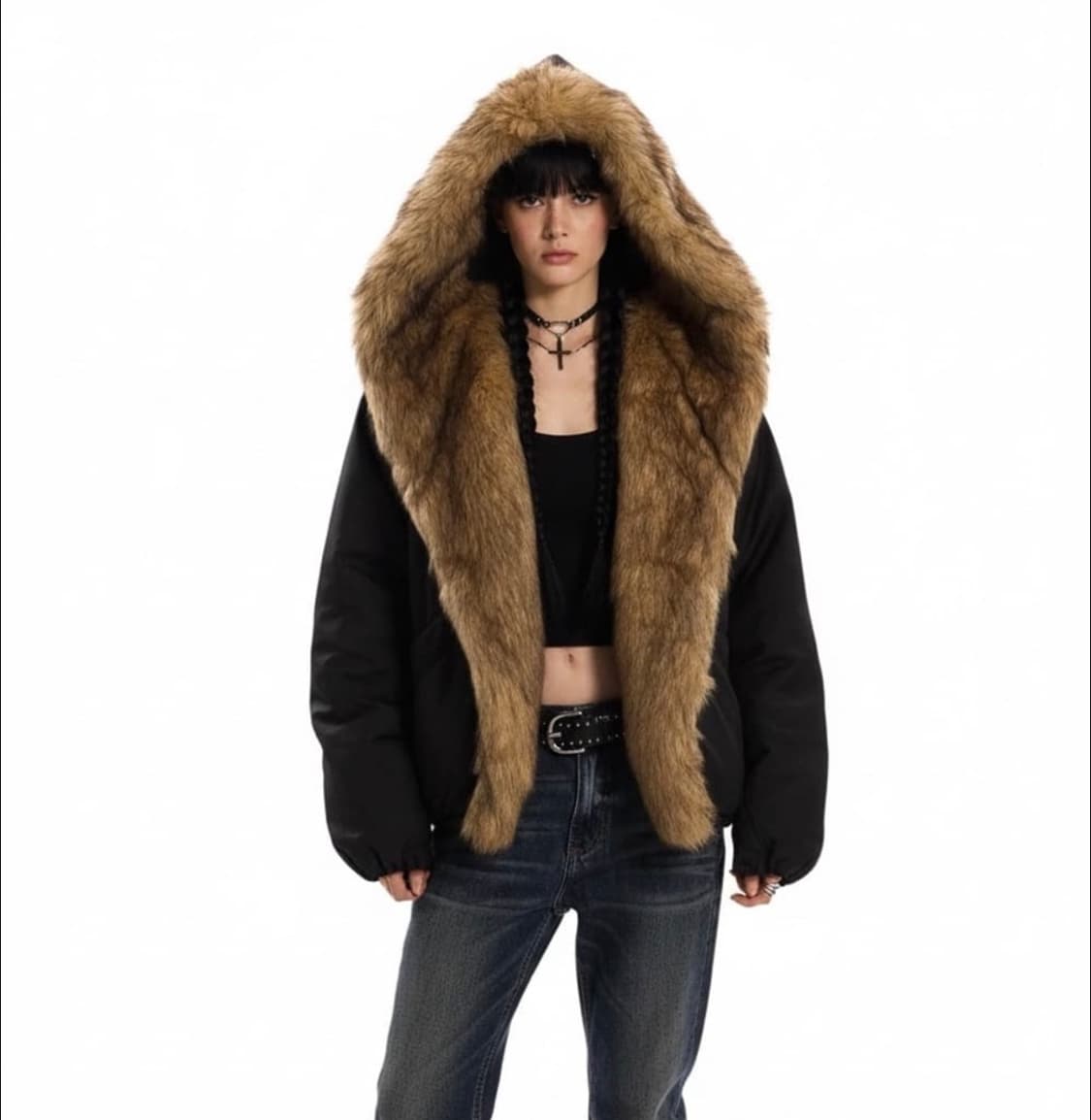 퍼후드 패딩 상품이미지1