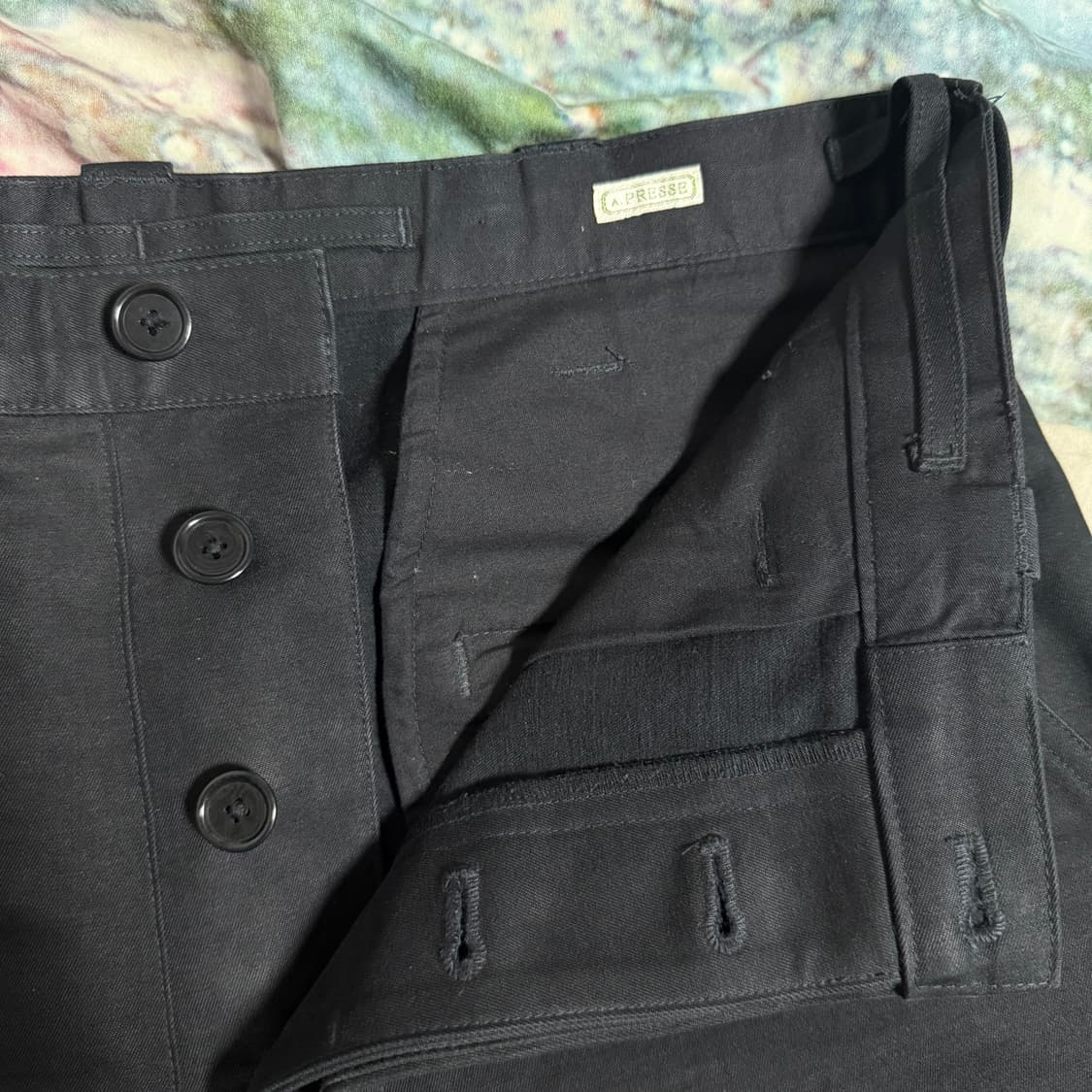 [2]아프레쎄 캐나다군 모터사이클 몰스킨 트라우저 상품이미지8