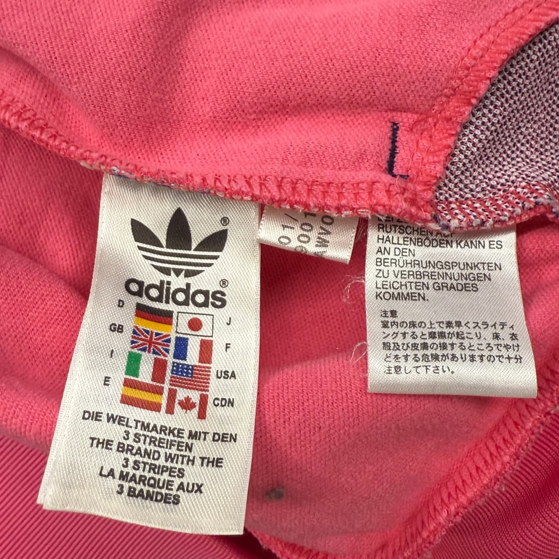 아디다스 핑크 스포티 져지 트랙탑 110 상품이미지6