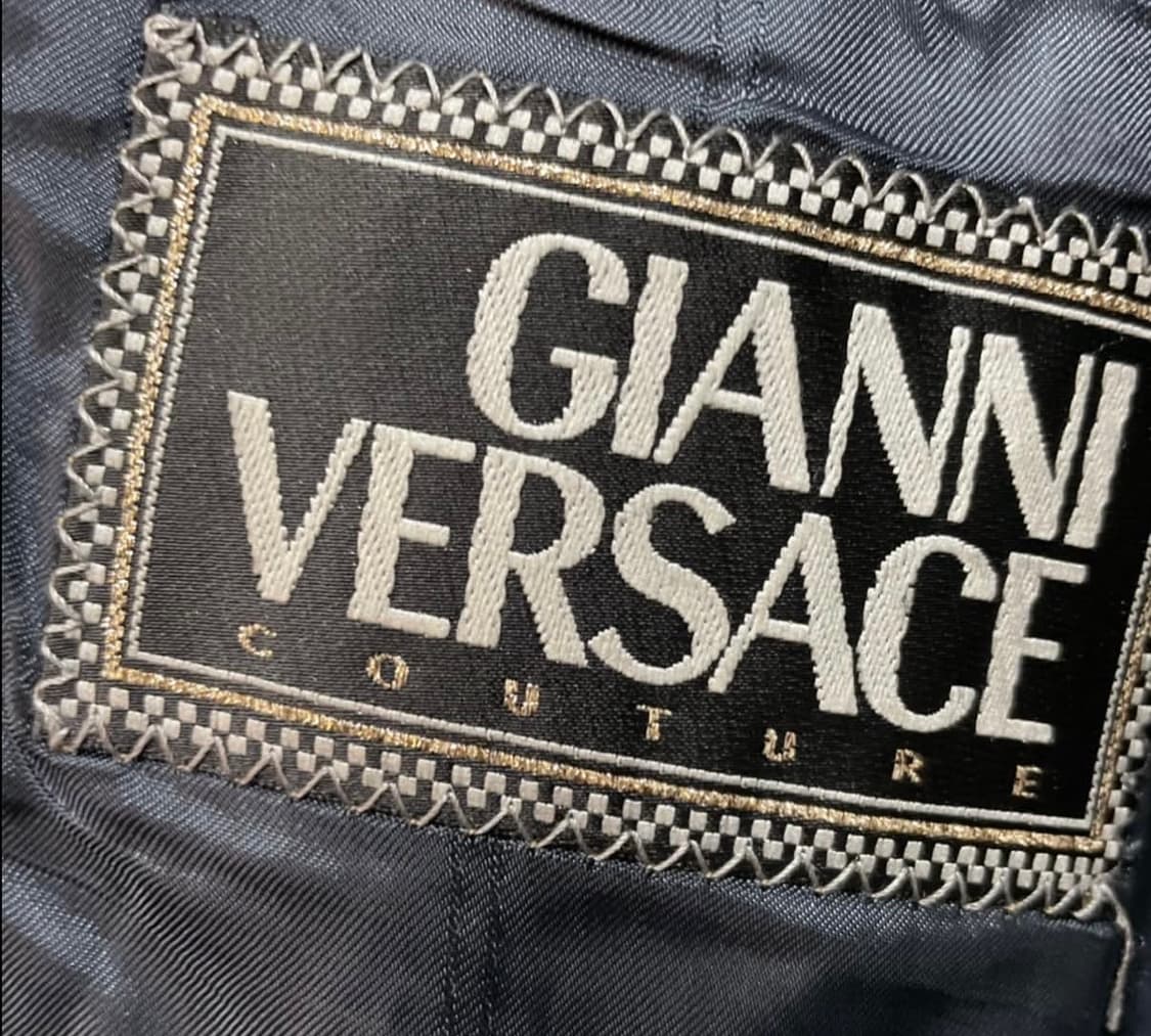 베르사체 오버사이즈 코트 빈티지 상품이미지3