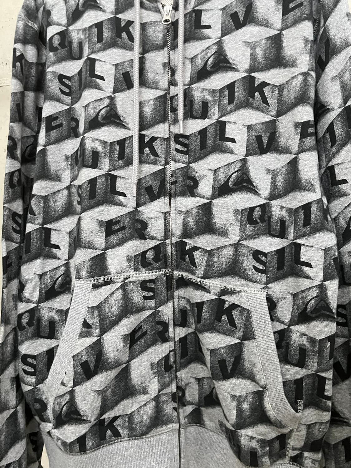 QUIK SILVER HOOD ZIP-UP (M) 상품이미지2