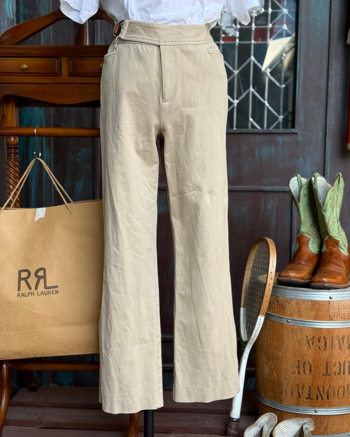 00‘s 로렌 랄프로렌 D-링 벨티드 치노 팬츠 10 상품이미지7
