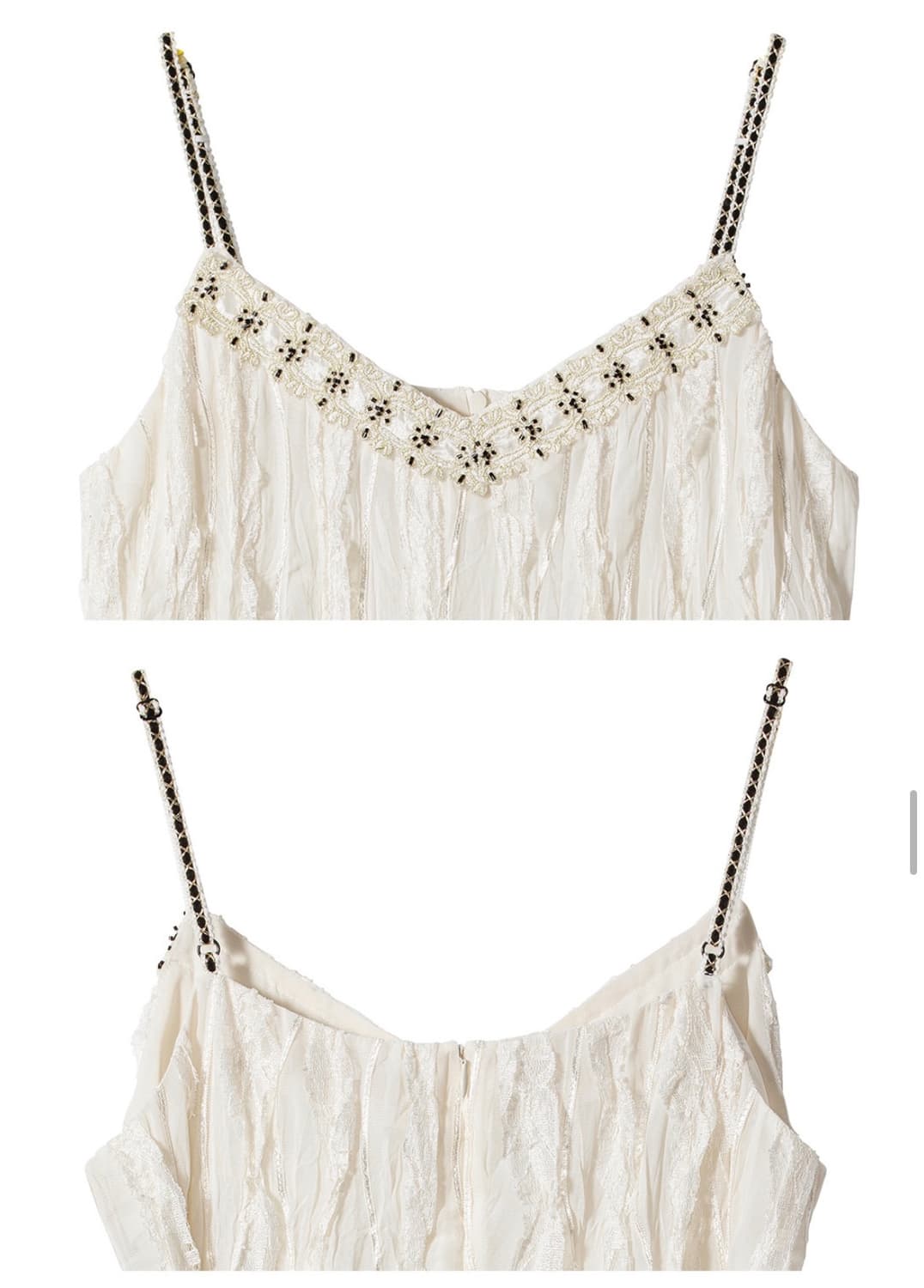 오앨 원피스 LACE SLIP MINI DRESS_IVORY 카리나 상품이미지5