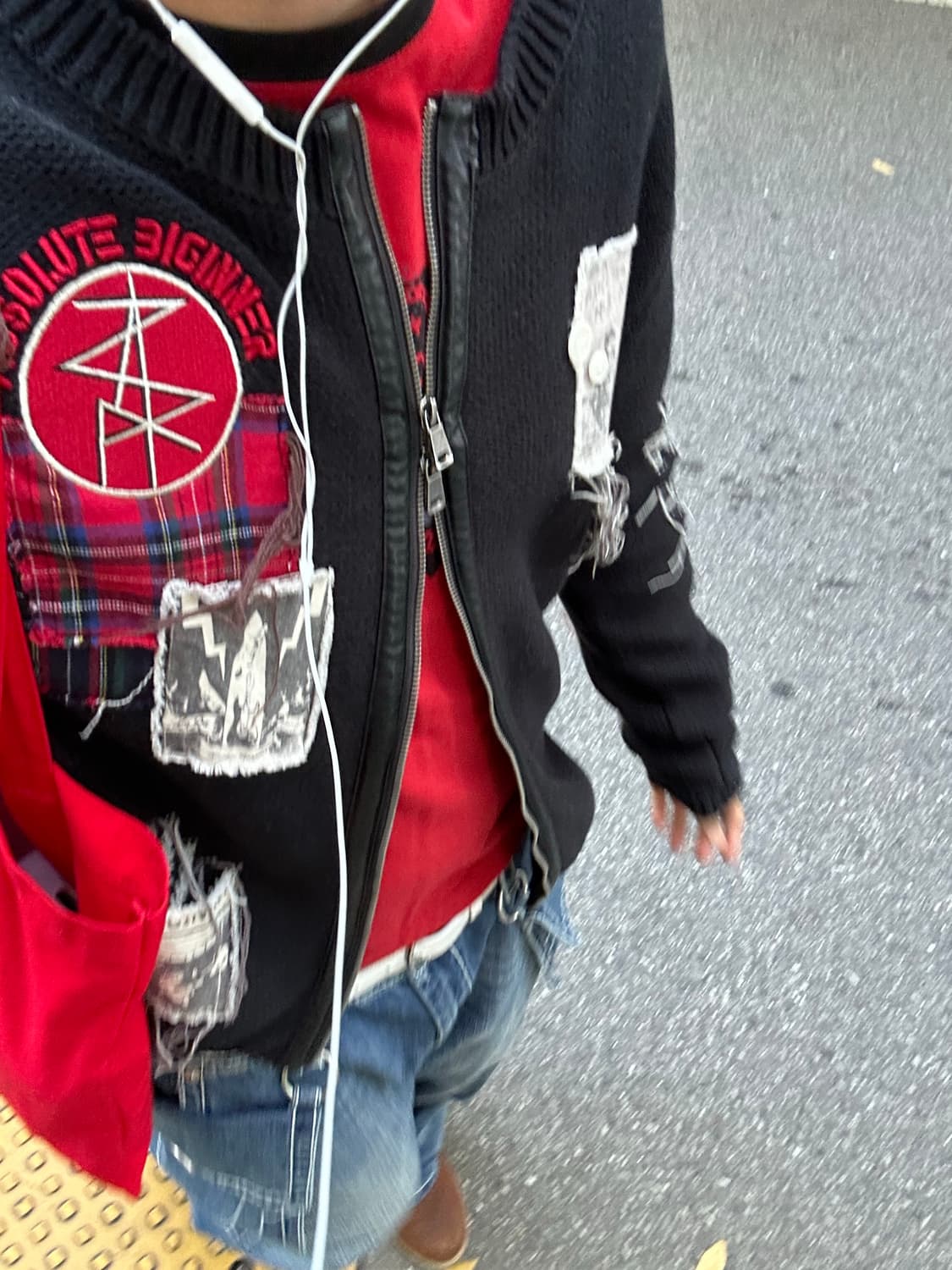 자라 앤더슨벨 자카드 패치워크 가디건 상품이미지2