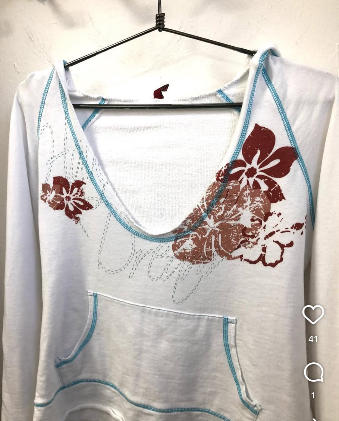 파우닝 133 빈티지 후드 롱슬리브 상품이미지3