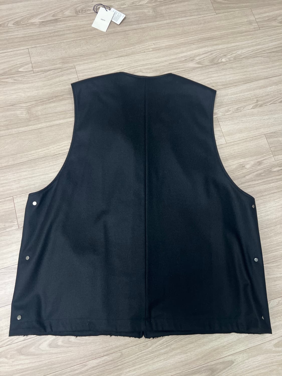 슈타인 stein / 울 보아 리버시블 베스트 / M 상품이미지2