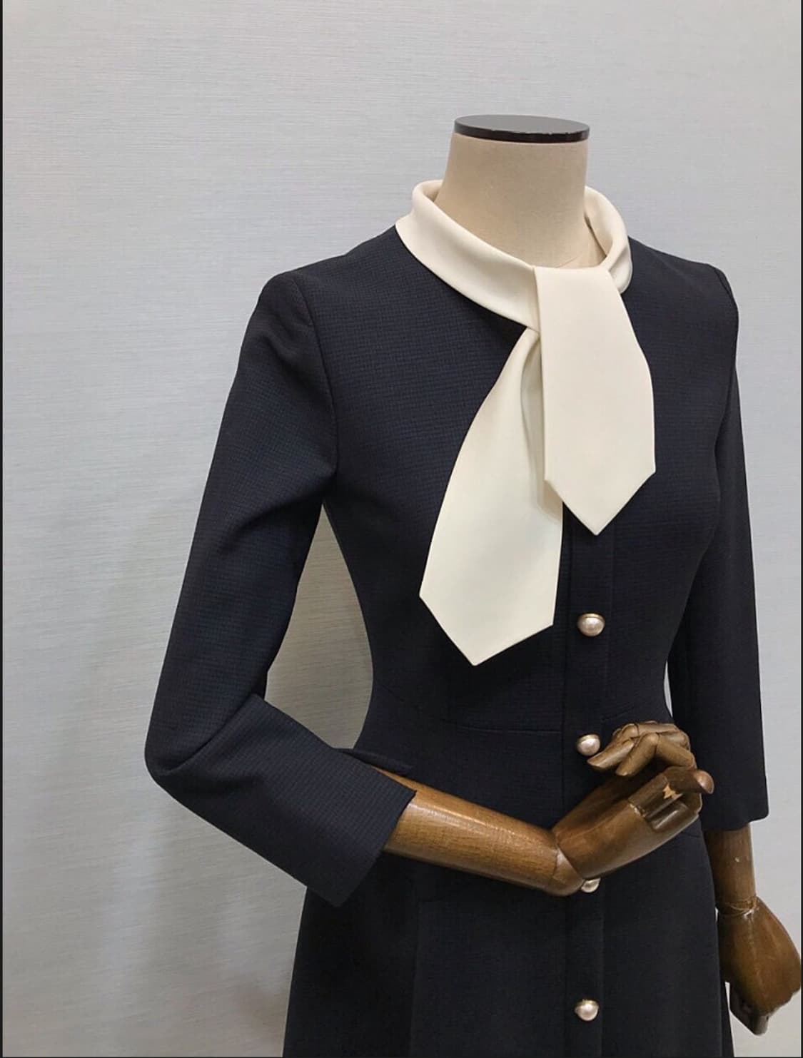 미샤 스카프탈부착 원피스 44사이즈 상품이미지3