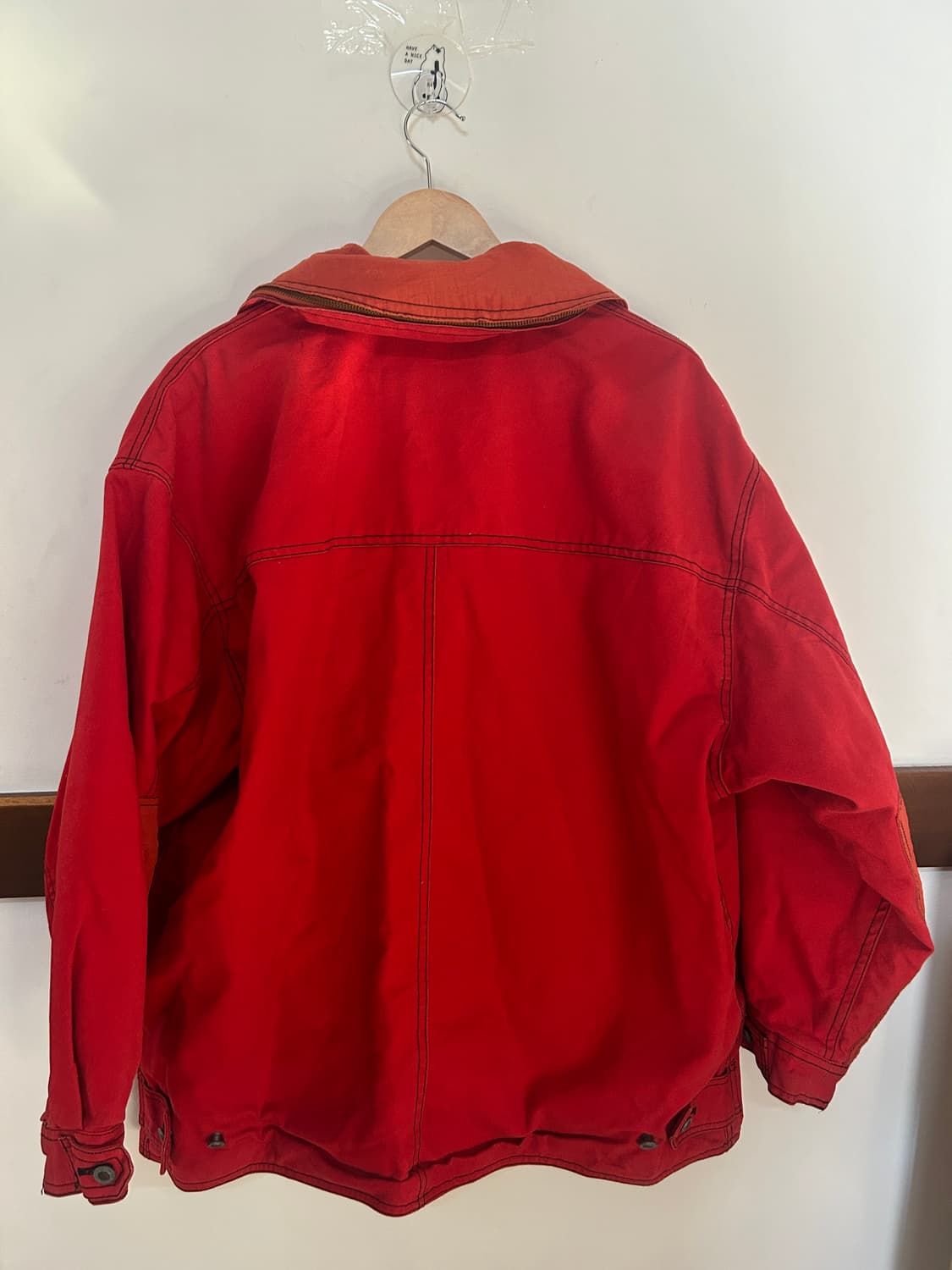 red vintage jacket  상품이미지5