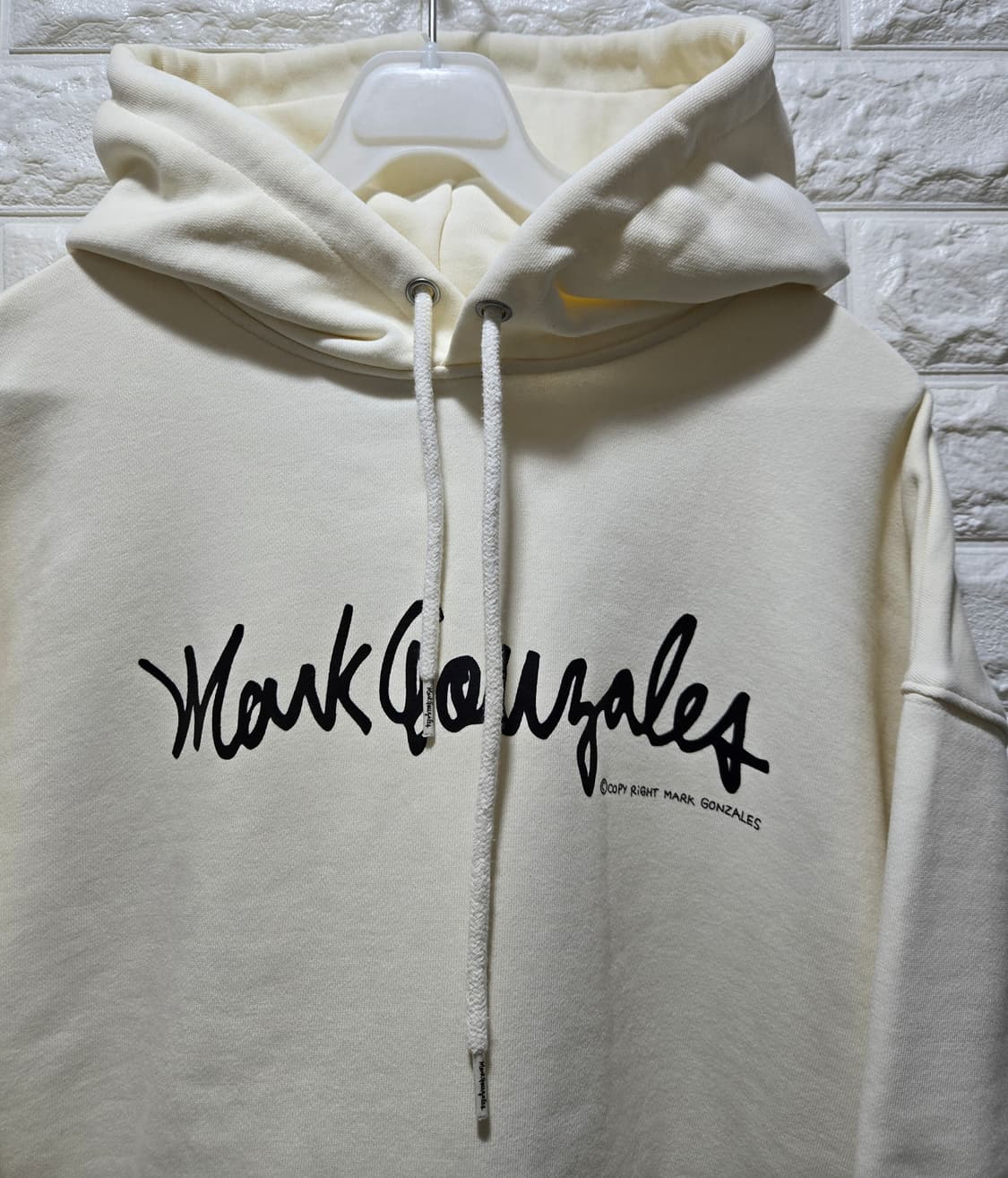 마크곤잘레스 시그니처 로고 후디 후드티 90~95 상품이미지4