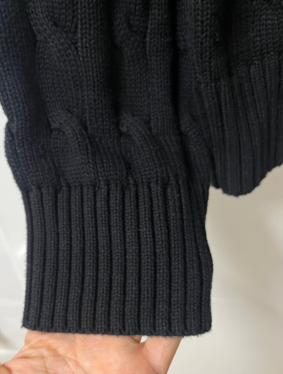 폴로 꽈베기 니트 폴로 케이블 니트 상품이미지6