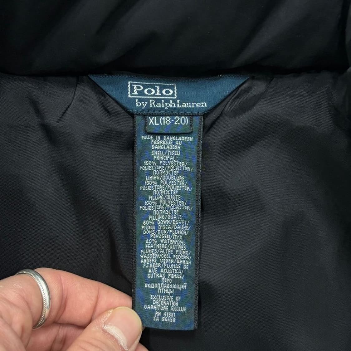 폴로바이랄프로렌 로고 베이직 패딩 v1401 상품이미지7