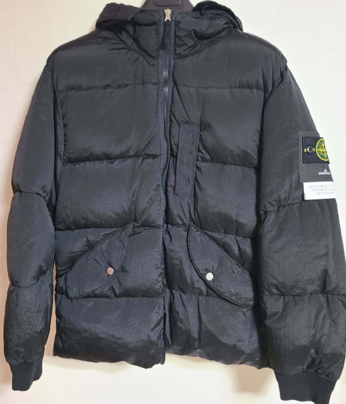 스톤아일랜드 나일론메탈 패딩 블랙 상품이미지1