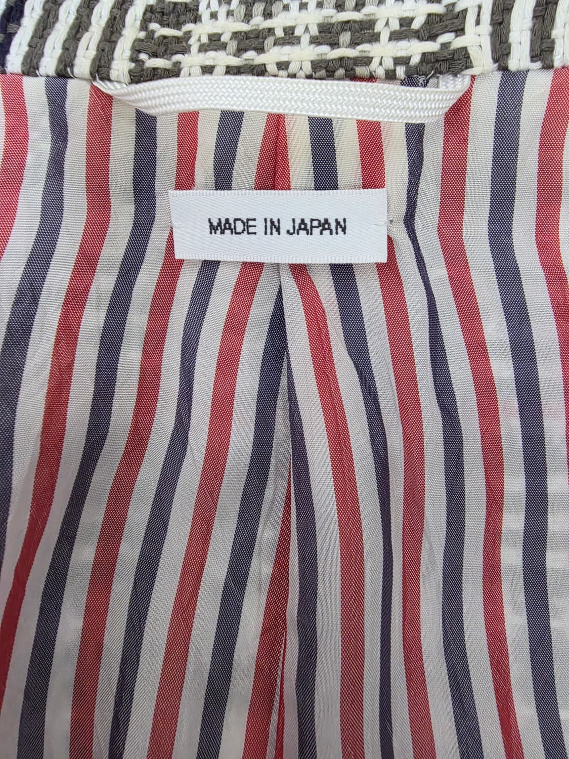 톰브라운 트위드 체크 자켓 국내매장판 상품이미지4