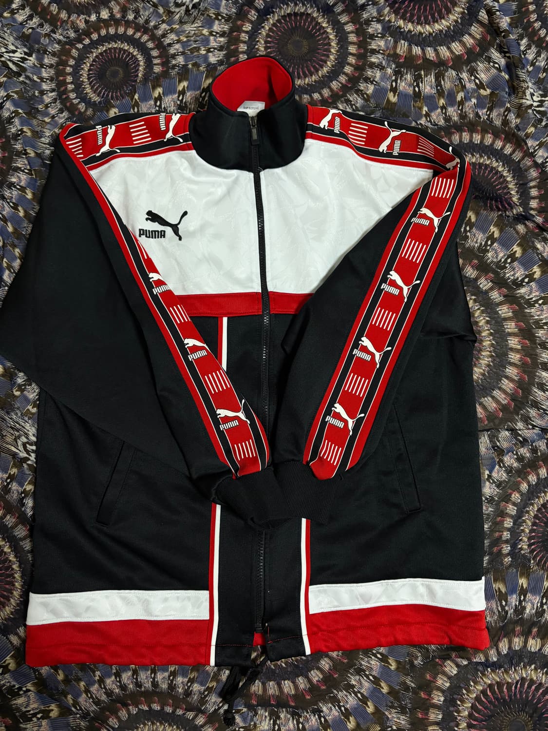 퓨마 빈티지 사이드라인 백로고 집업 상품이미지2