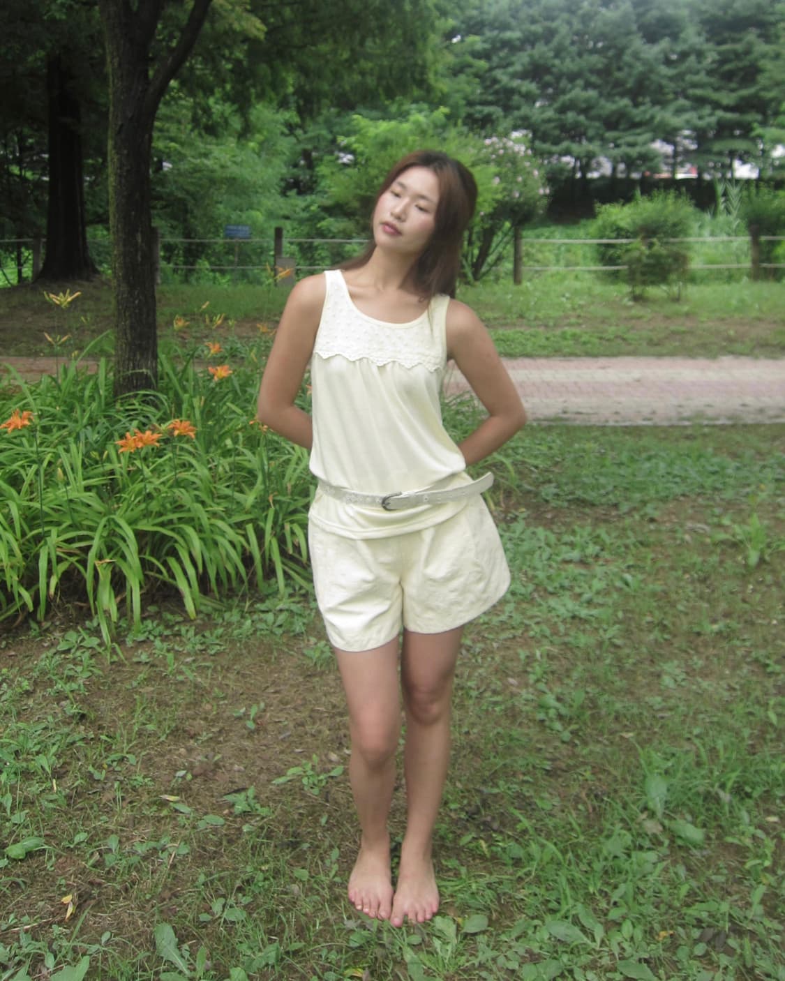 vintage lemon ribbon shorts 상품이미지9