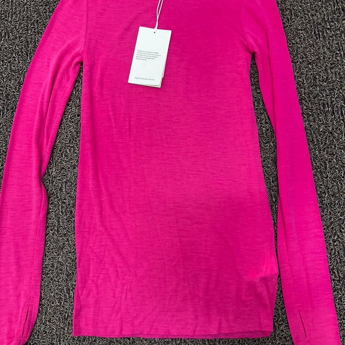 [새상품] COS 코스 여성 긴팔티셔츠 핑크 S 상품이미지3