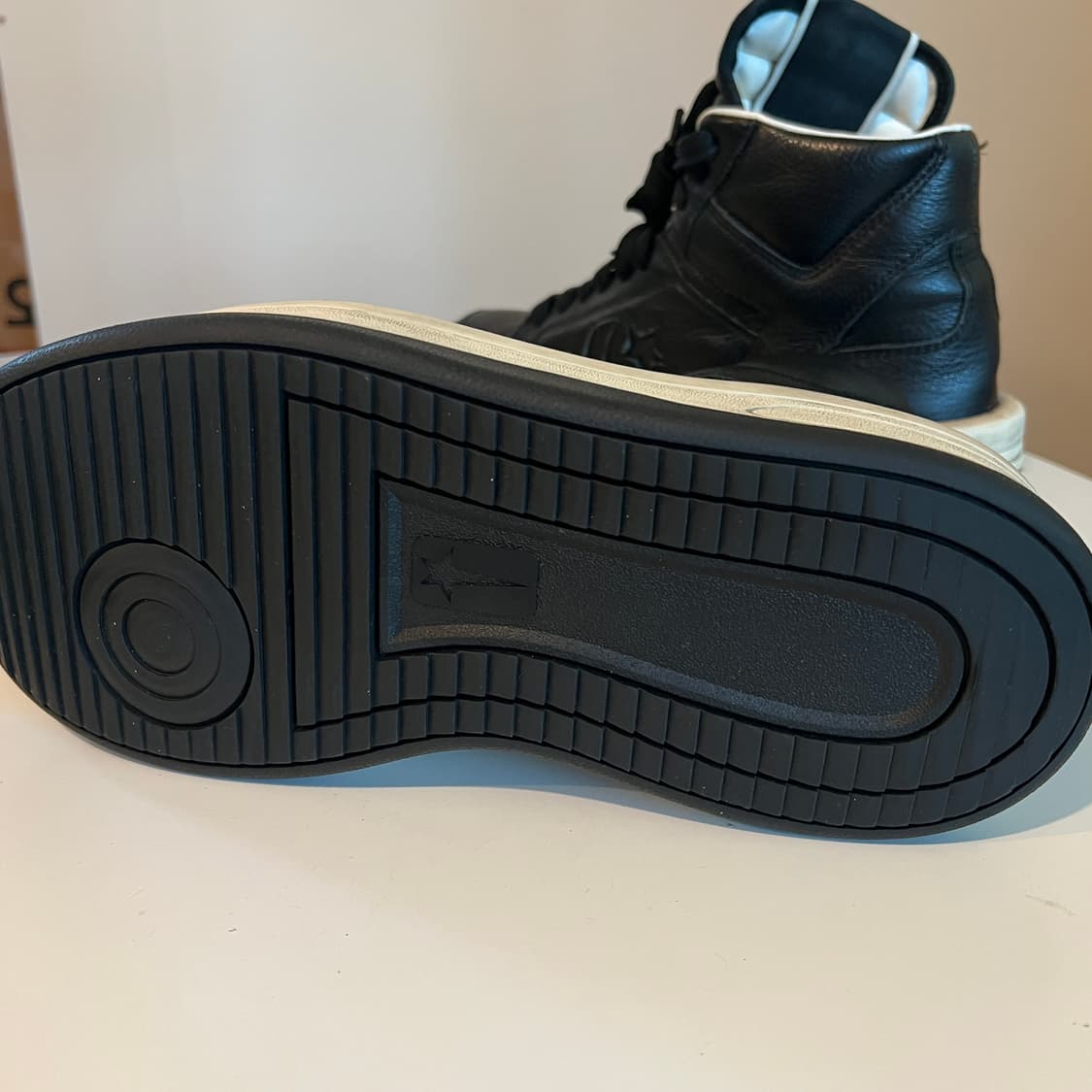 컨버스 x 릭 오웬스 다크쉐도우 터보웨폰 블랙 슈즈 상품이미지9