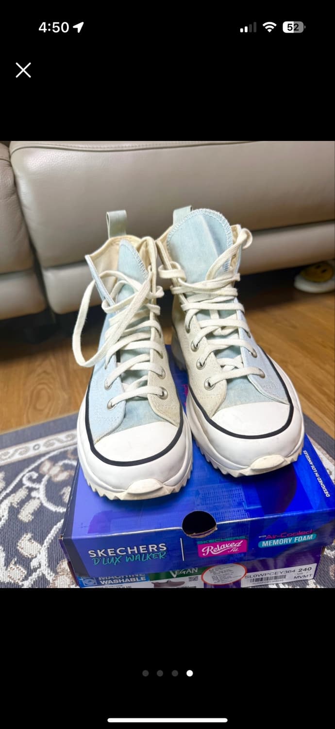 컨버스 런스타 하이크 데님 230 상품이미지4