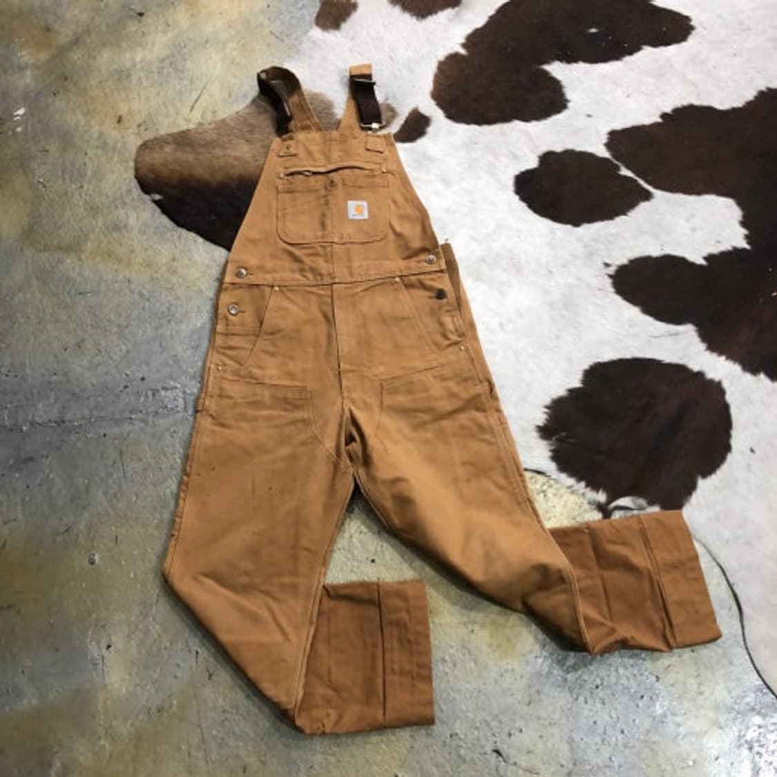 칼하트 오버롤 32x30 R01-BRN 브라운 상품이미지1