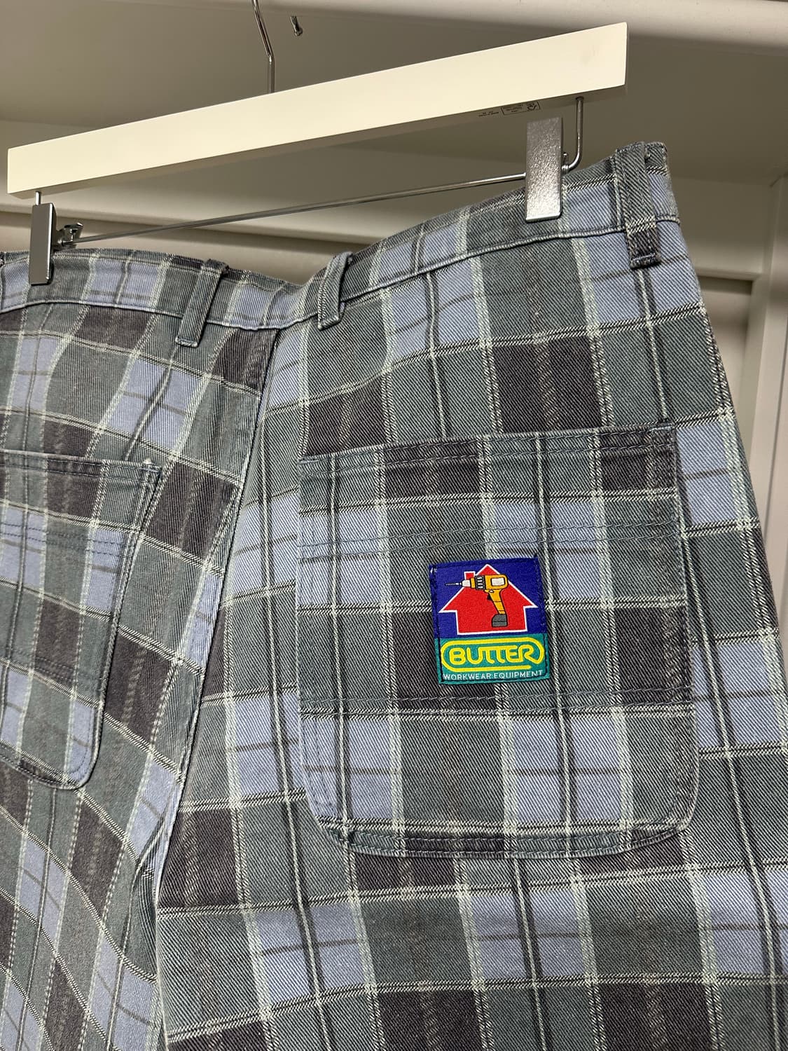 버터굿즈 체크 버뮤다 팬츠 급처 상품이미지8