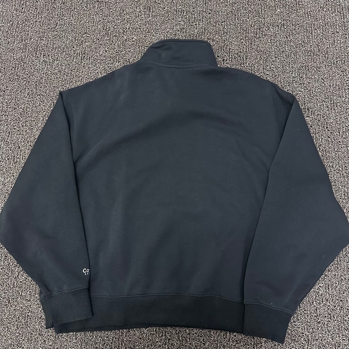 커버낫 반집업 맨투맨 블랙 95(M) 상품이미지6