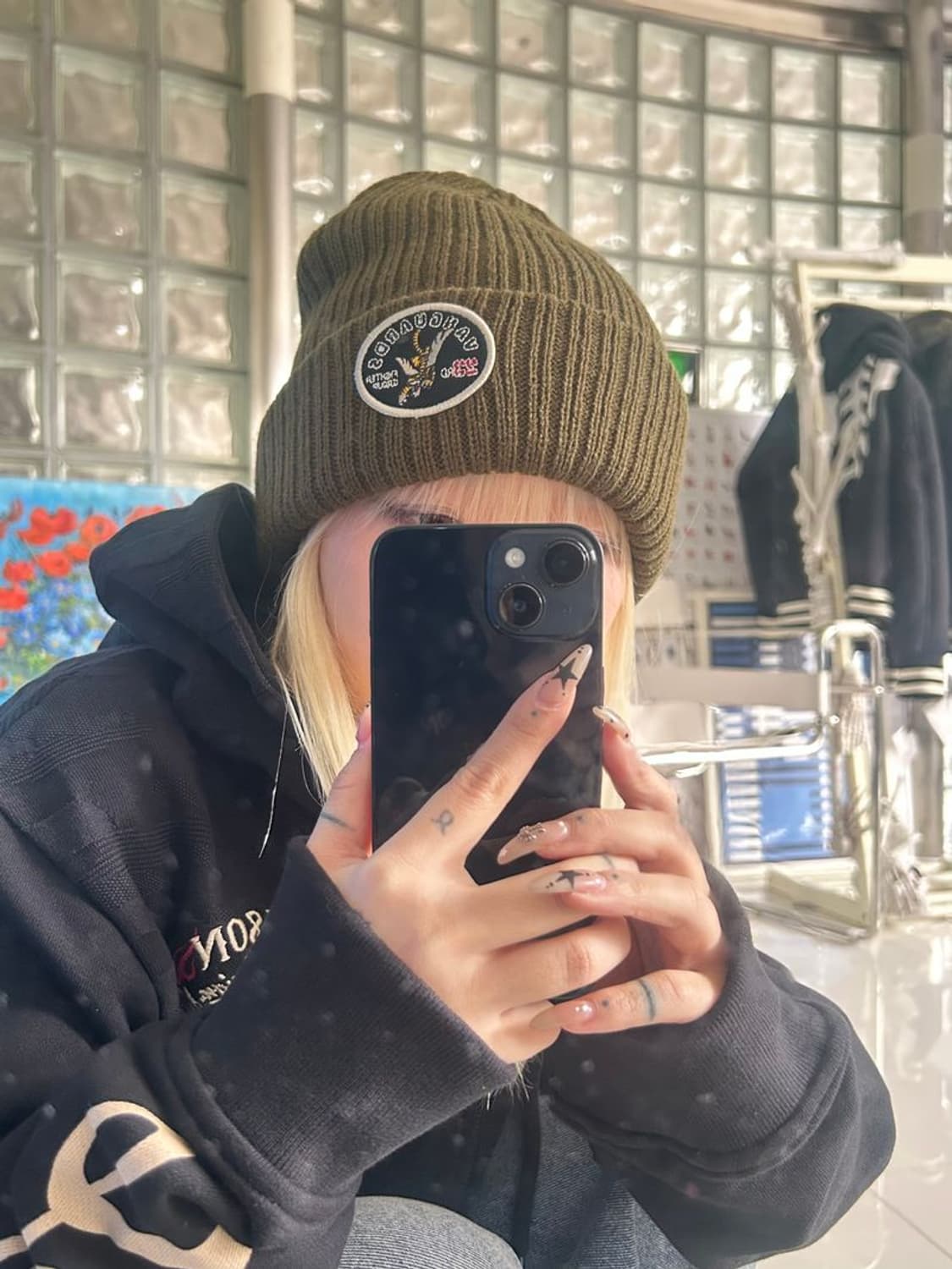 FLYING TIGER WAPPEN BEANIE 플라잉 타이거 와펜 비니 상품이미지1