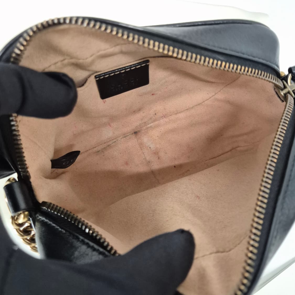 구찌 GG 마몽 미니 크로스백 블랙 (448065) 상품이미지10