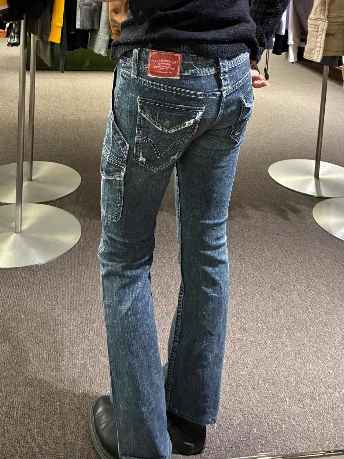 28)리바이스 빈티지 여성 y2k 카고 데님팬츠 상품이미지2