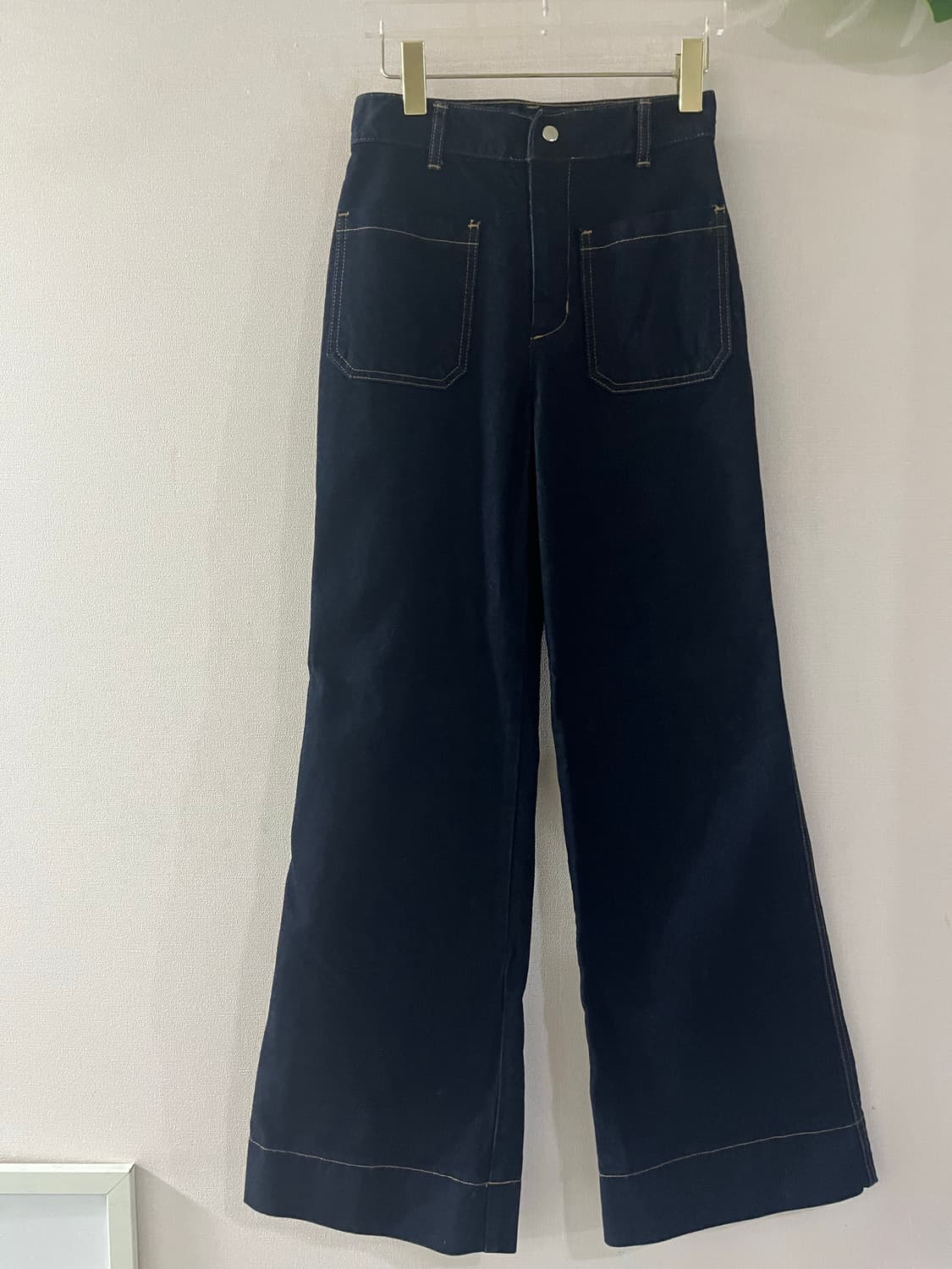더로랑 THELAURENT INDIGO wide denim(S,오리지널) 상품이미지6