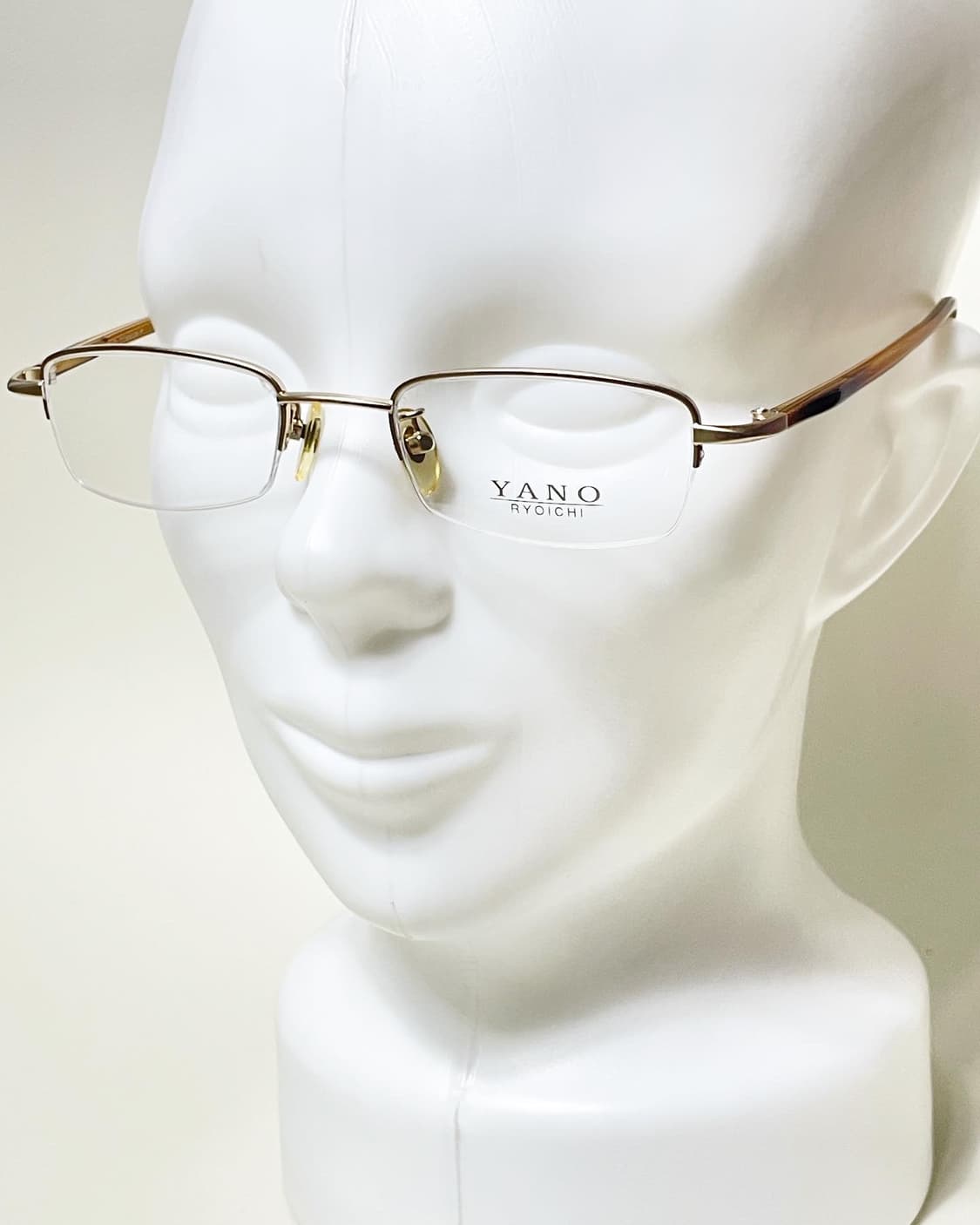 90s 일본제 Yano Ryoich 반무테 티타늄 안경 상품이미지8