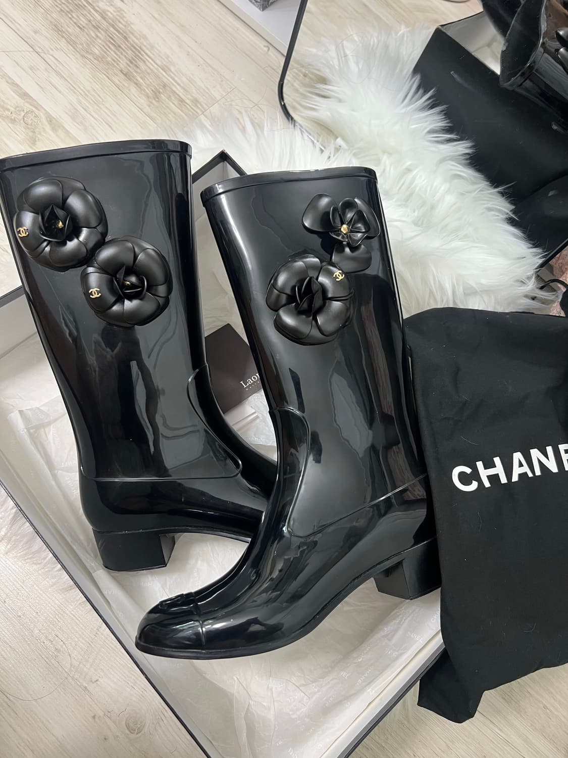 샤넬 레인부츠 38 상품이미지1