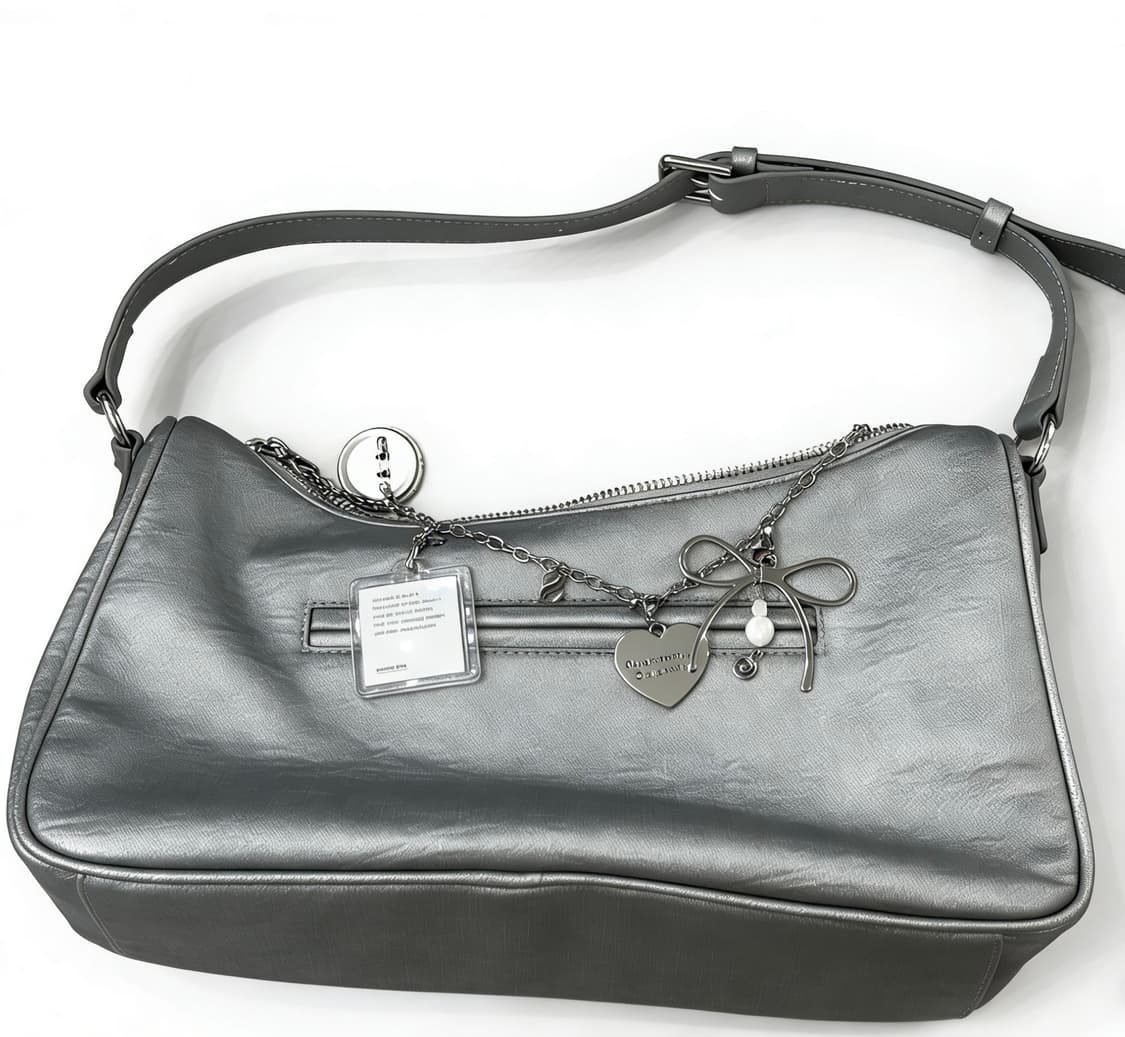 STAND OIL 실버 숄더백 상품이미지3