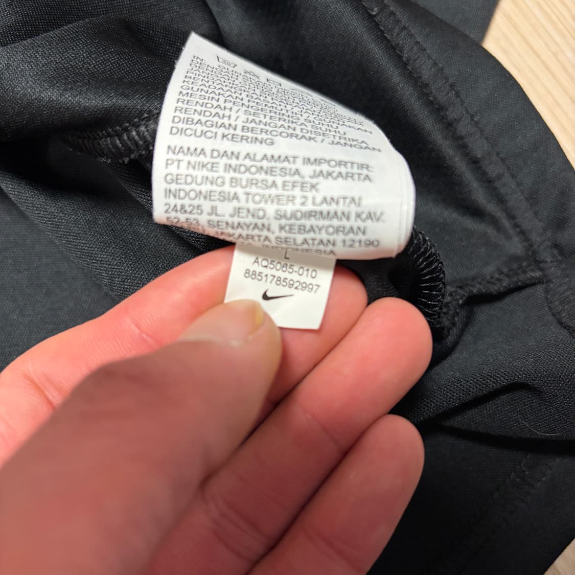 나이키 자수 스우시 드라이핏 기능성 져지 상품이미지4