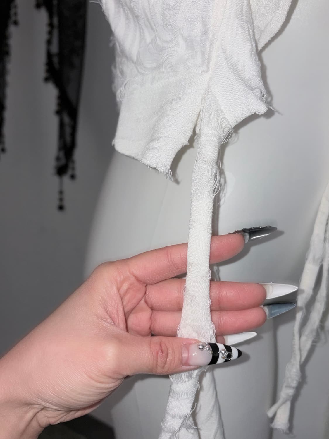 페어리그런지 3pcs 드레이프 대미징 천사깔 상품이미지10